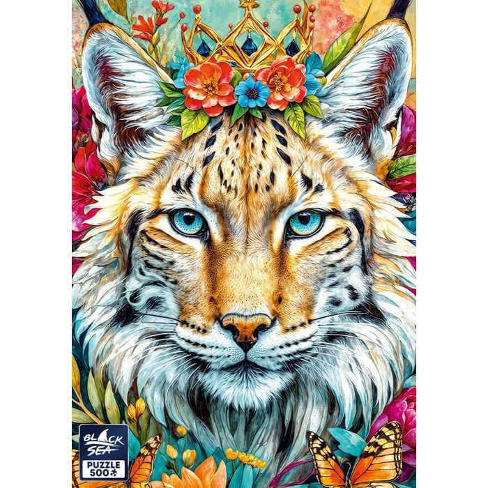 Black Sea  BS82445 - Among the Flowers - Lynx - 500 db-os puzzle