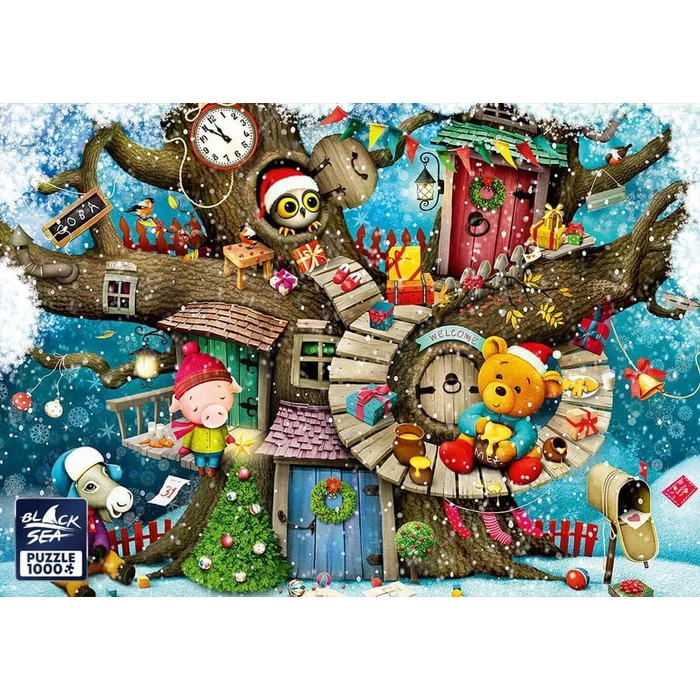 Black Sea  BS82446 - Christmas In The Forest - 1000 db-os puzzle