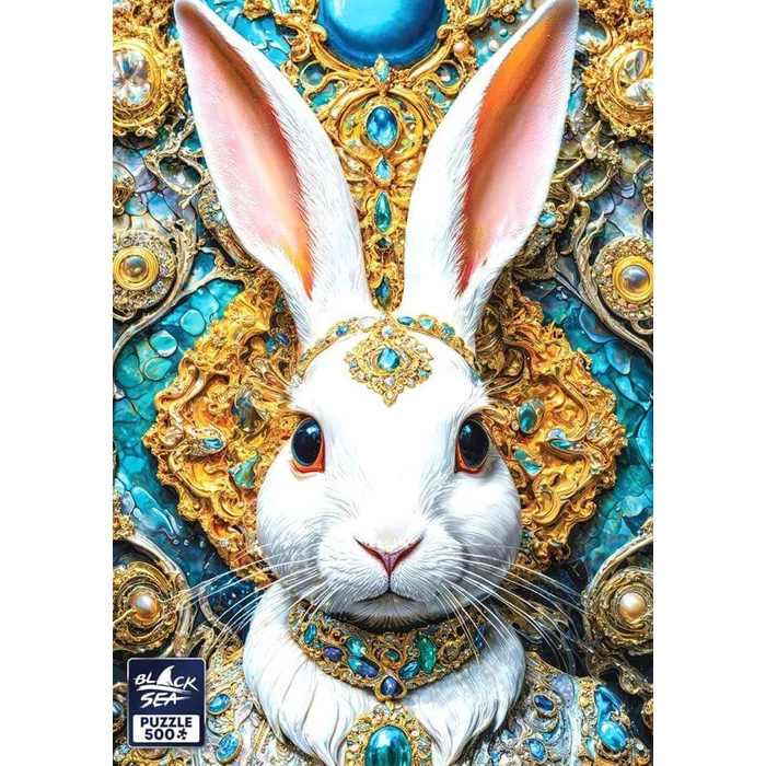 Black Sea  BS82507 - Precious creatures - Rabbit - 500 db-os puzzle