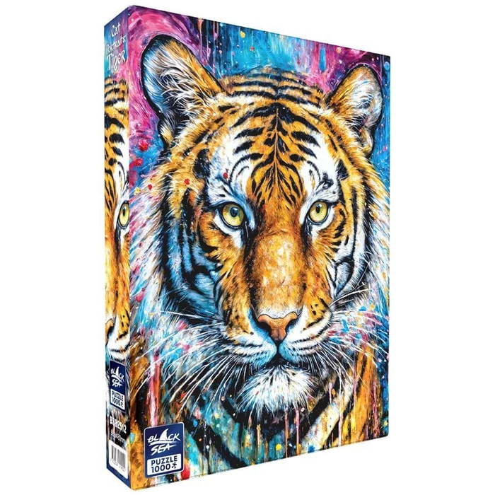 Black Sea  BS82512 - Cat Portraits - Tiger - 1000 db-os puzzle