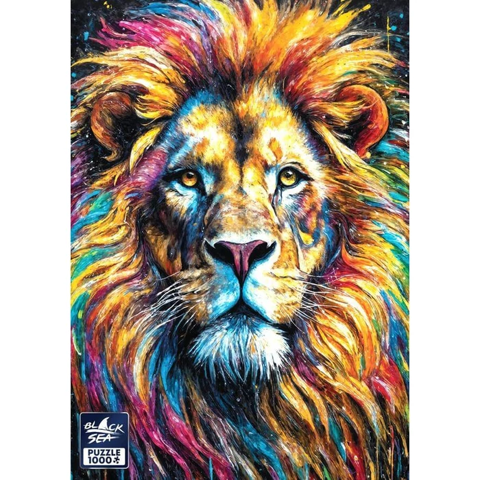 Black Sea  BS82514 - Cat Portraits - Lion - 1000 db-os puzzle