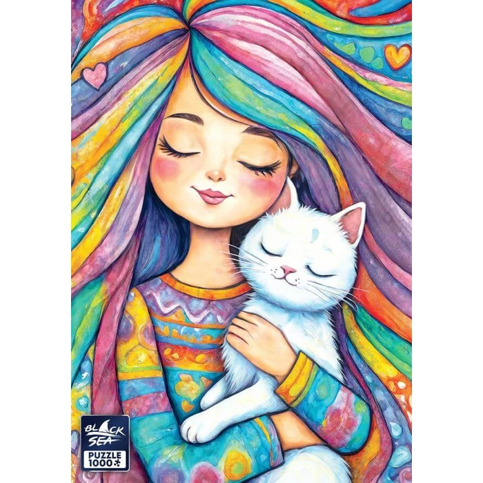 Black Sea  BS82518 - Cat's Cuddle - 1000 db-os puzzle