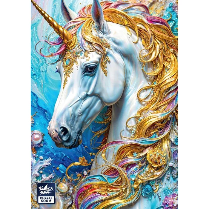 Black Sea  BS82520 - Precious creatures - Unicorn - 500 db-os puzzle