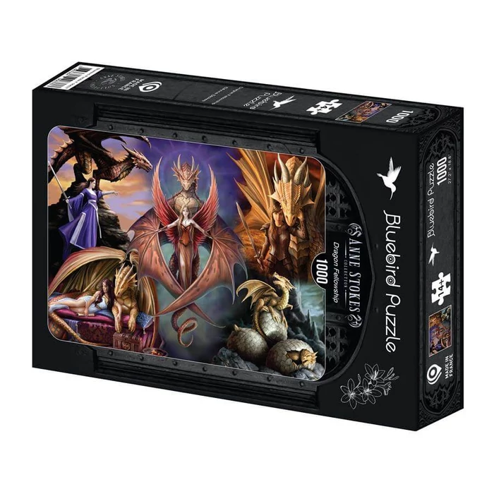 Bluebird 90837 - Anne Stokes - Dragon Fellowship - 1000 db-os puzzle