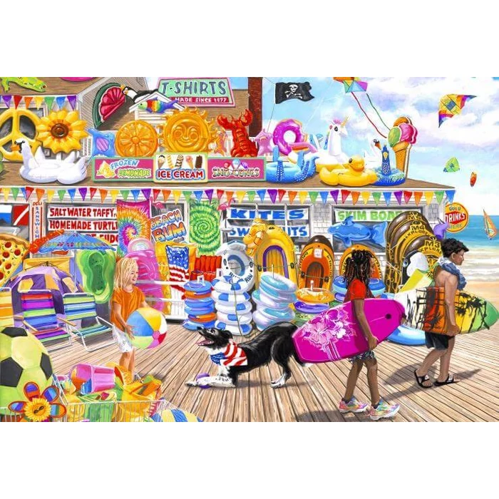 Bluebird 90738 - Beach Shop - 1000 db-os puzzle