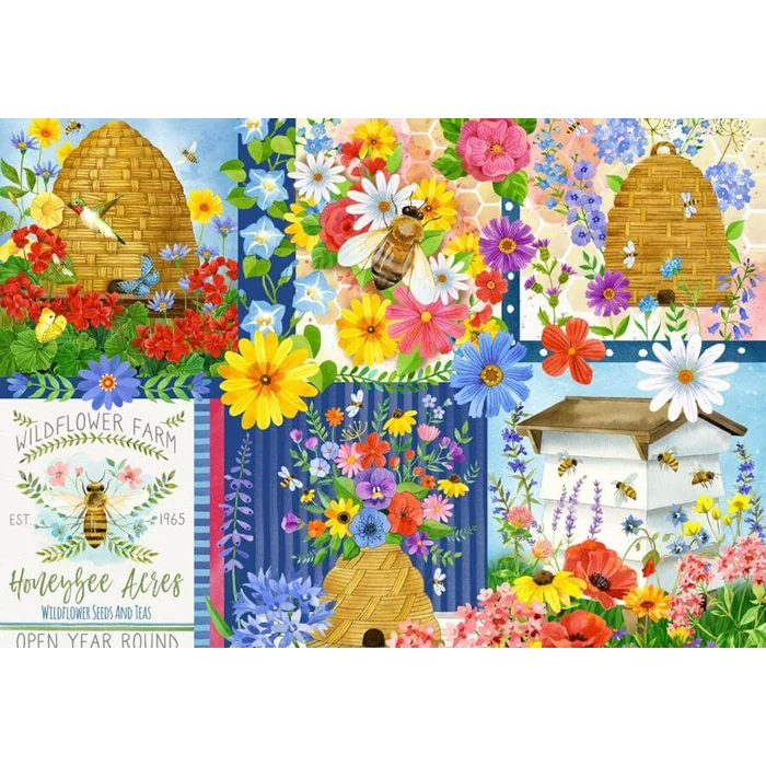 Bluebird  90996 - Beehives and Bees - 1000 db-os puzzle
