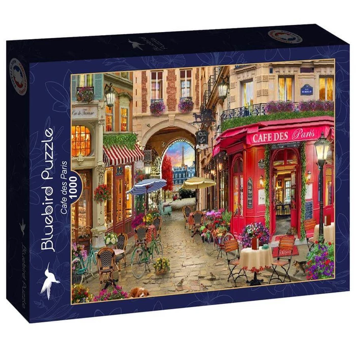 Bluebird 90686 - Cafe des Paris - 1000 db-os puzzle