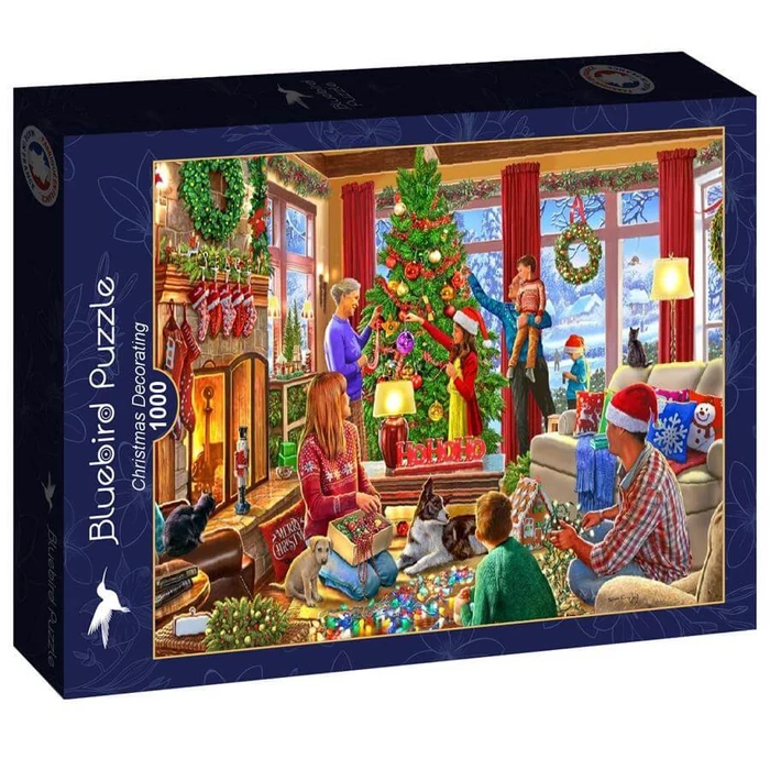 Bluebird 90794 - Christmas Decorating - 1000 db-os puzzle