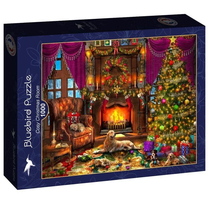 Bluebird 90699 - Cosy Christmas Room - 1000 db-os puzzle