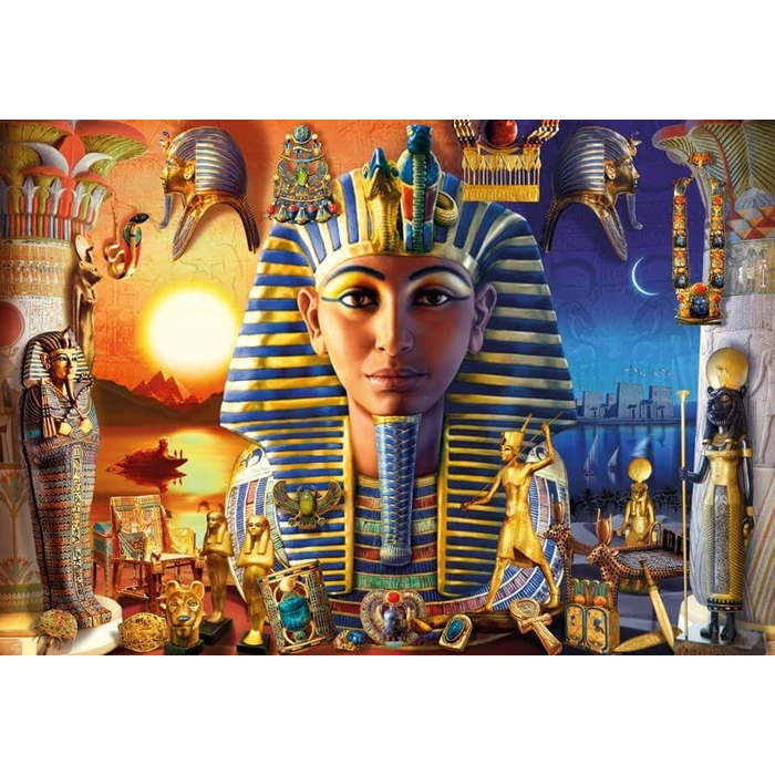 Bluebird 90909 - Egyptian Treasures - 1000 db-os puzzle