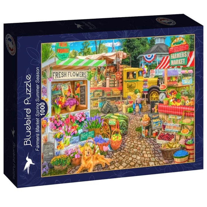 Bluebird 90683 - Farmers Market Spring Summer Season - 1000 db-os puzzle