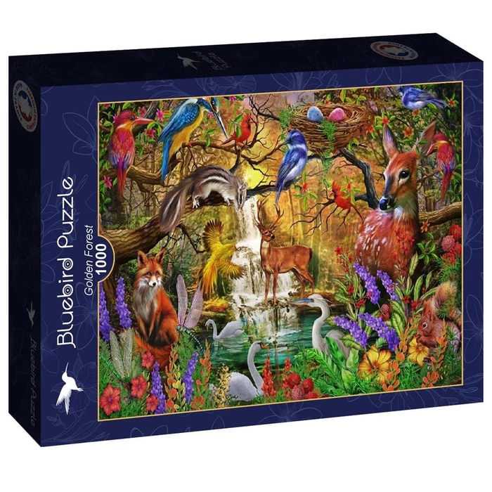 Bluebird 90981 - Golden Forest - 1000 db-os puzzle