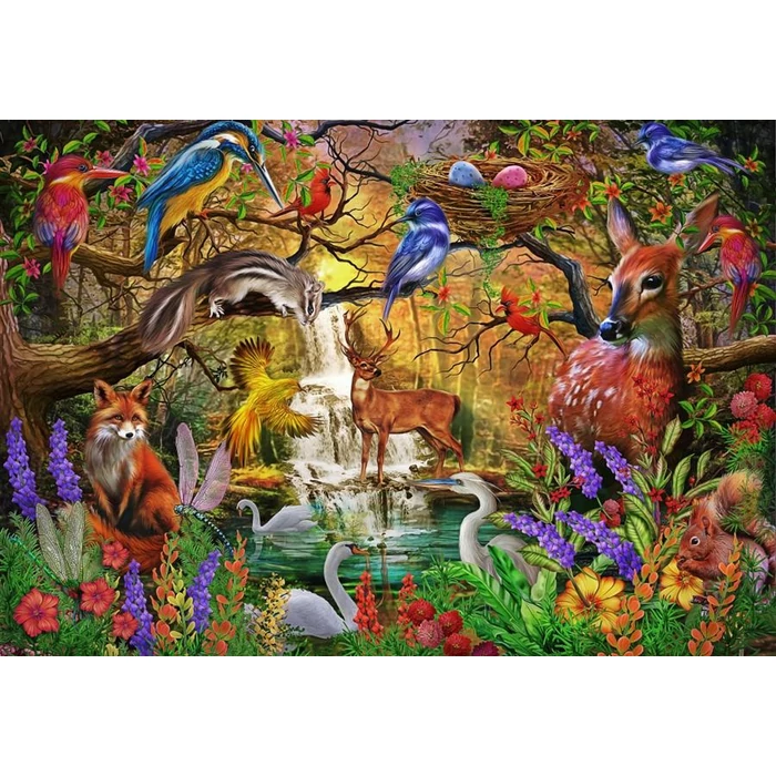 Bluebird 90981 - Golden Forest - 1000 db-os puzzle