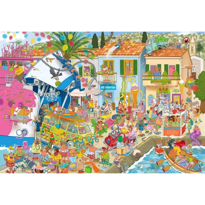 Bluebird 90782 - Harbour Hilarity - 1000 db-os puzzle