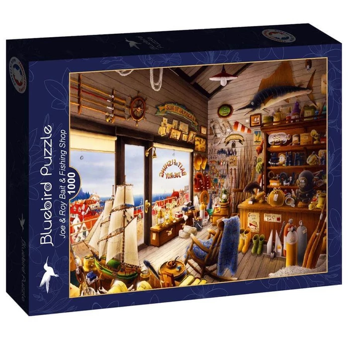 Bluebird 90771 - Joe & Roy Bait & Fishing Shop - 1000 db-os puzzle