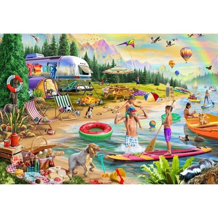 Bluebird  90979 - Lakeside Summer Camp - 1000 db-os puzzle