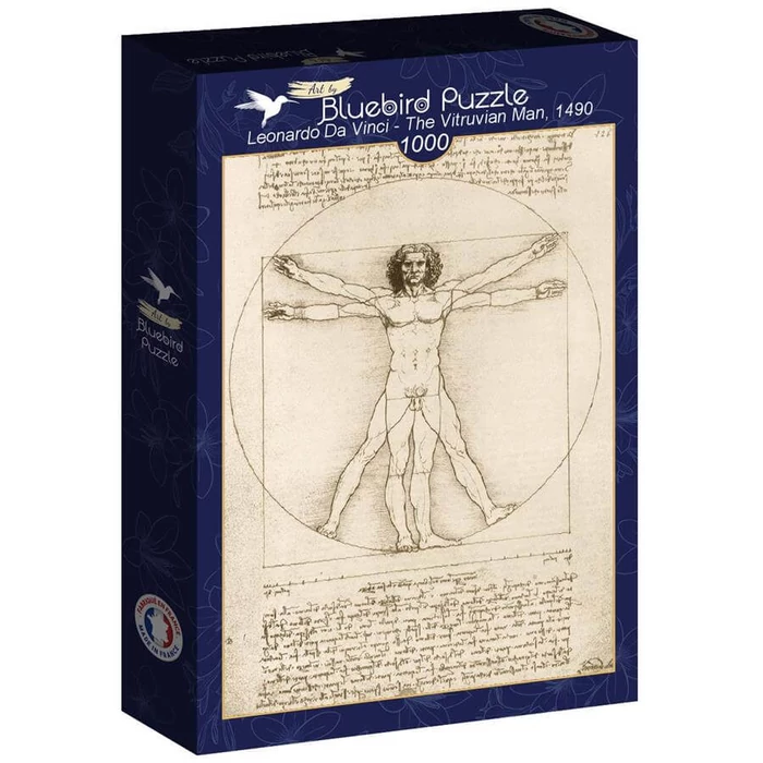 Bluebird 60211 - Leonardo Da Vinci - The Vitruvian Man 1490 - 1000 db-os Art by puzzle