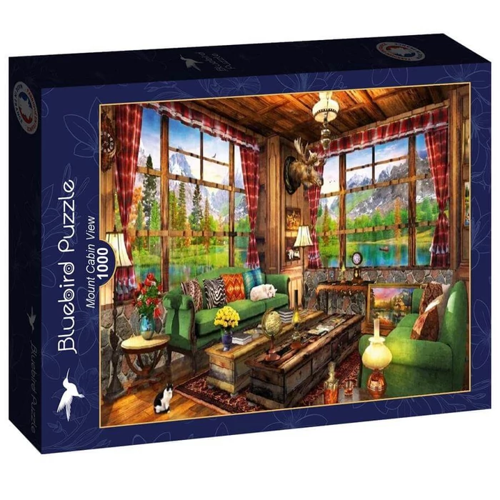 Bluebird 90555 - Mount Cabin View - 1000 db-os puzzle
