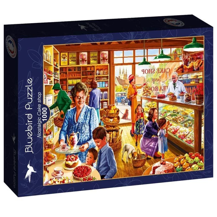 Bluebird 90662 - Nostalgic Cake shop - 1000 db-os puzzle