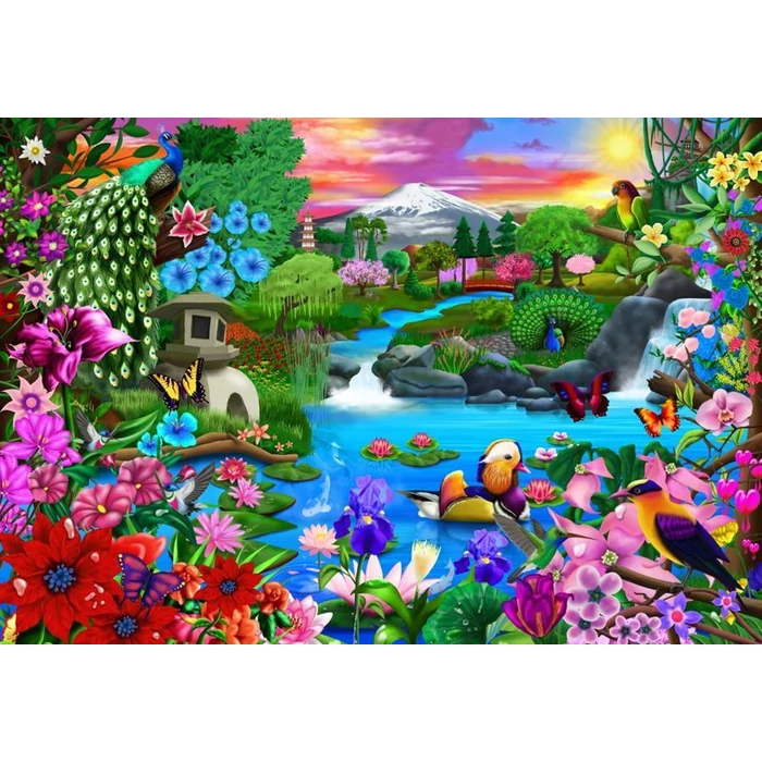 Bluebird 90698 - Oriental Paradise - 1000 db-os puzzle