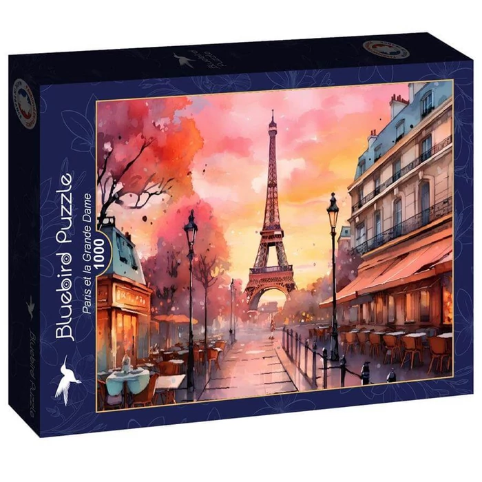 Bluebird 90544 - Paris et la Grande Dame - 1000 db-os puzzle
