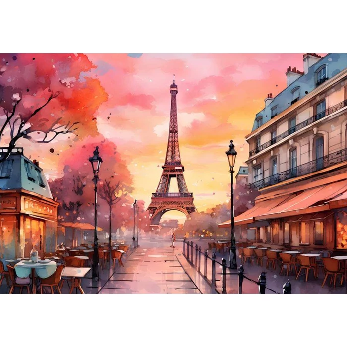 Bluebird 90544 - Paris et la Grande Dame - 1000 db-os puzzle