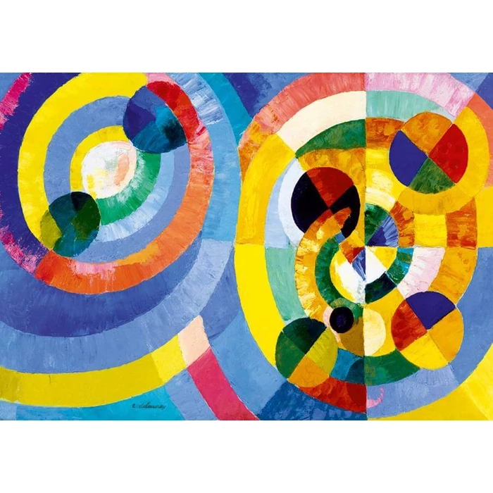 Bluebird 60293 - Robert Delaunay - Circular Forms 1930 - 1000 db-os Art by puzzle
