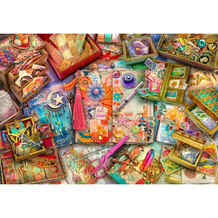 Bluebird 90910 - The Junk Journaler's Desk - 1000 db-os puzzle