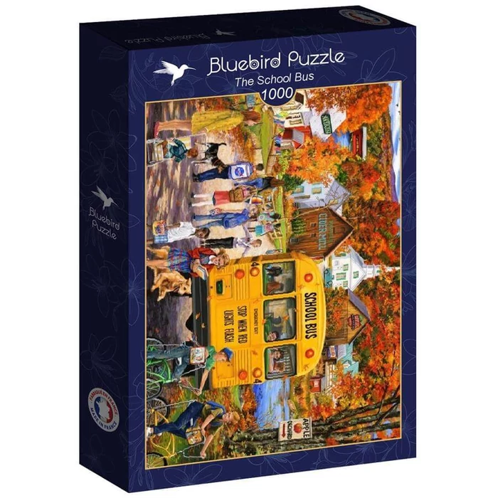 Bluebird 90749 - The School Bus - 1000 db-os puzzle