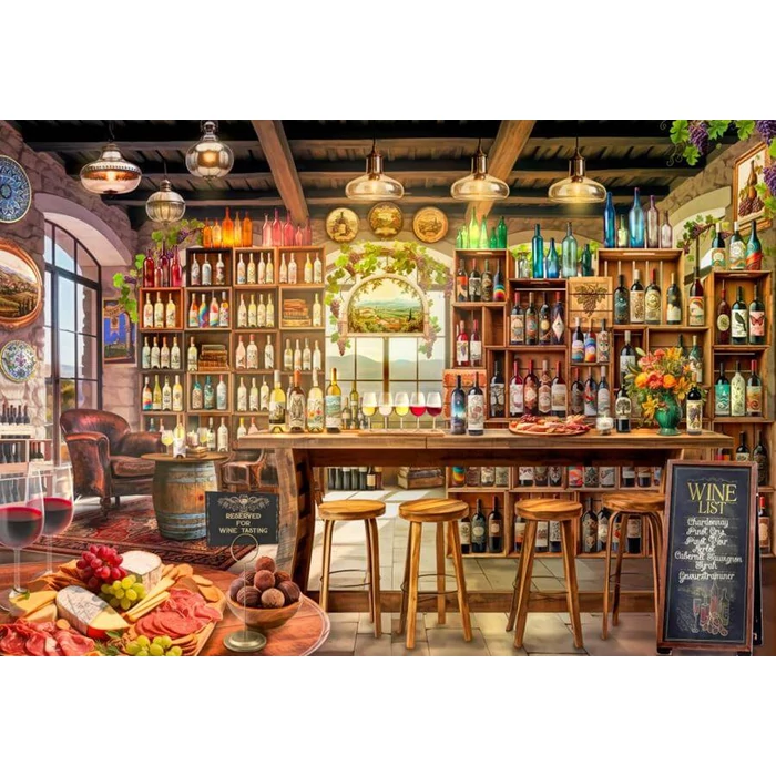 Bluebird 90916 - The Wine Tasting Room - 1000 db-os puzzle
