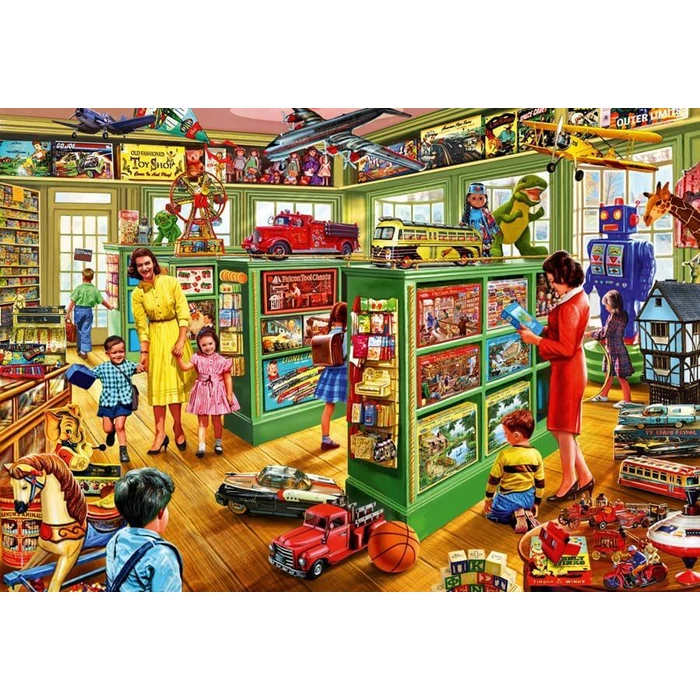 Bluebird 90668 - Toy Shop Interiors - 1000 db-os puzzle