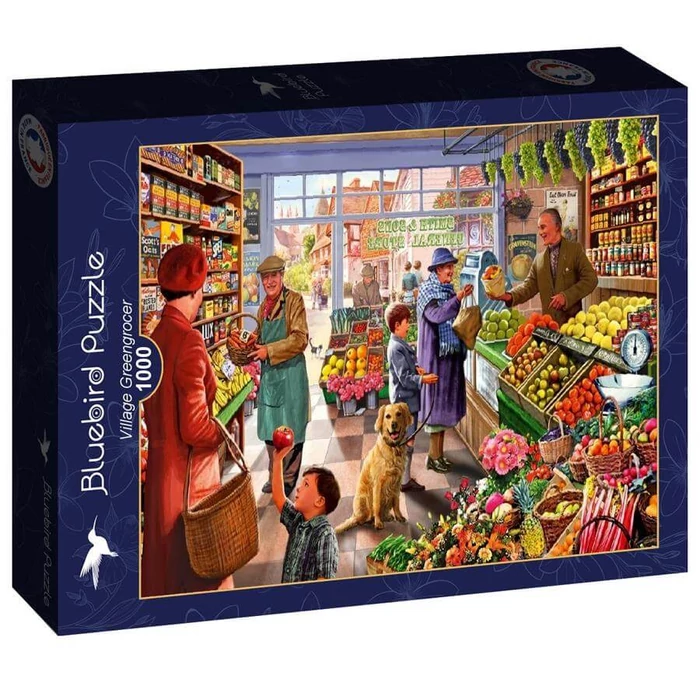 Bluebird 90666 - Village Greengrocer - 1000 db-os puzzle