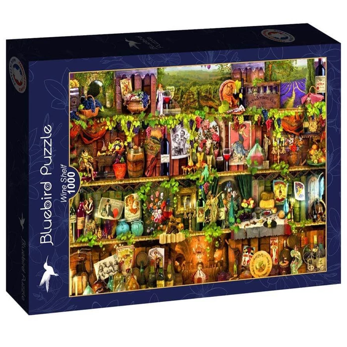 Bluebird 90724 - Wine Shelf - 1000 db-os puzzle