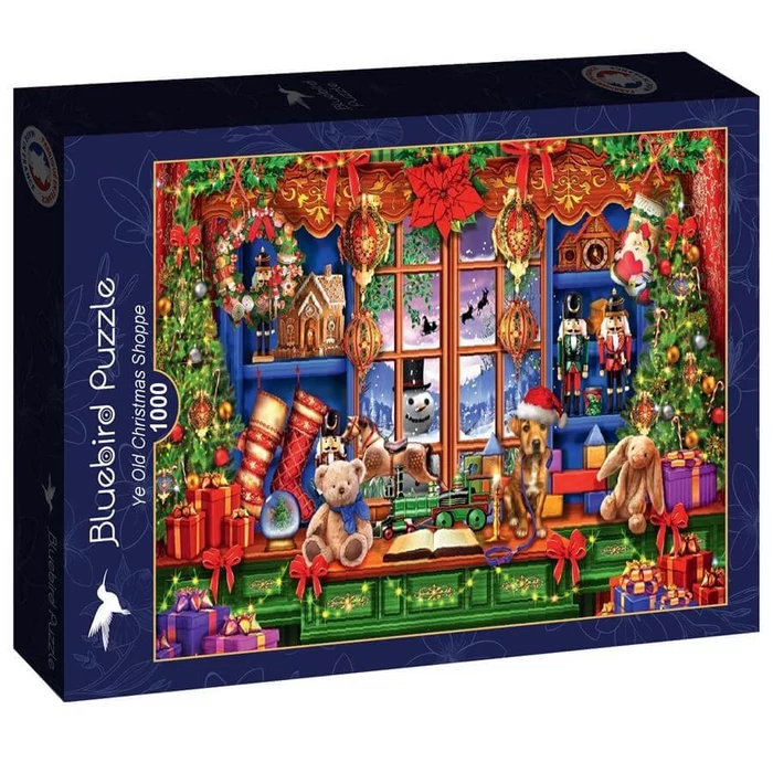 Bluebird 90809 - Ye Old Christmas Shoppe - 1000 db-os puzzle