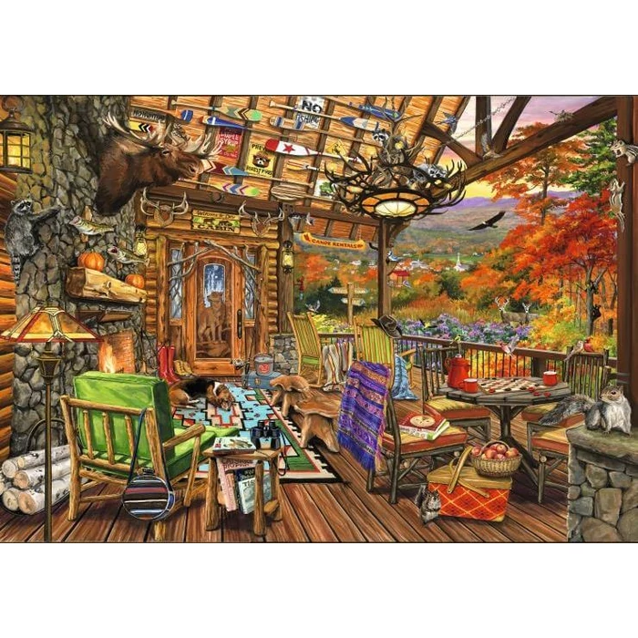 Bluebird 90754 - Adirondack Porch - 2000 db-os puzzle