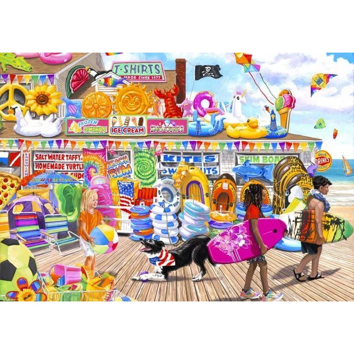 Bluebird 90739 - Beach Shop - 2000 db-os puzzle