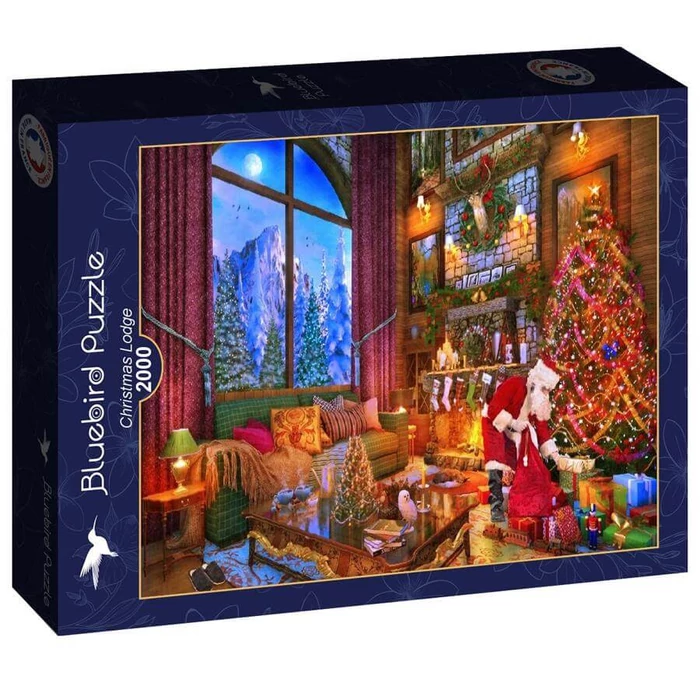 Bluebird 90801 - Christmas Lodge - 2000 db-os puzzle