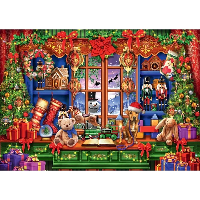 Bluebird 90810 - Ye Old Christmas Shoppe - 2000 db-os puzzle