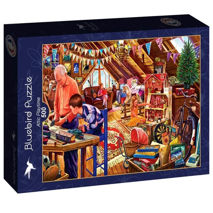 Bluebird 90659 - Attic Playtime - 500 db-os puzzle