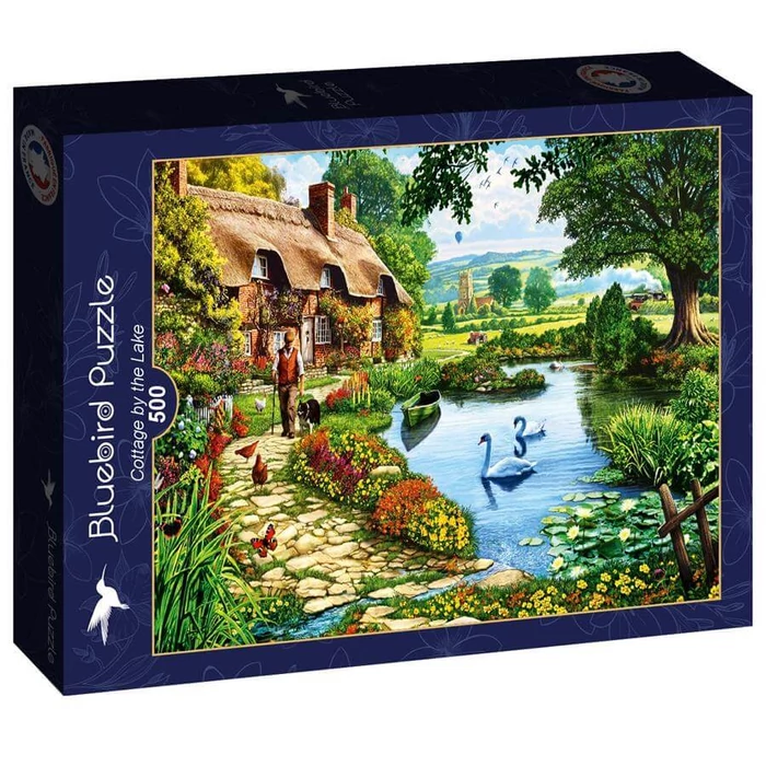 Bluebird 90660 - Cottage by the Lake - 500 db-os puzzle