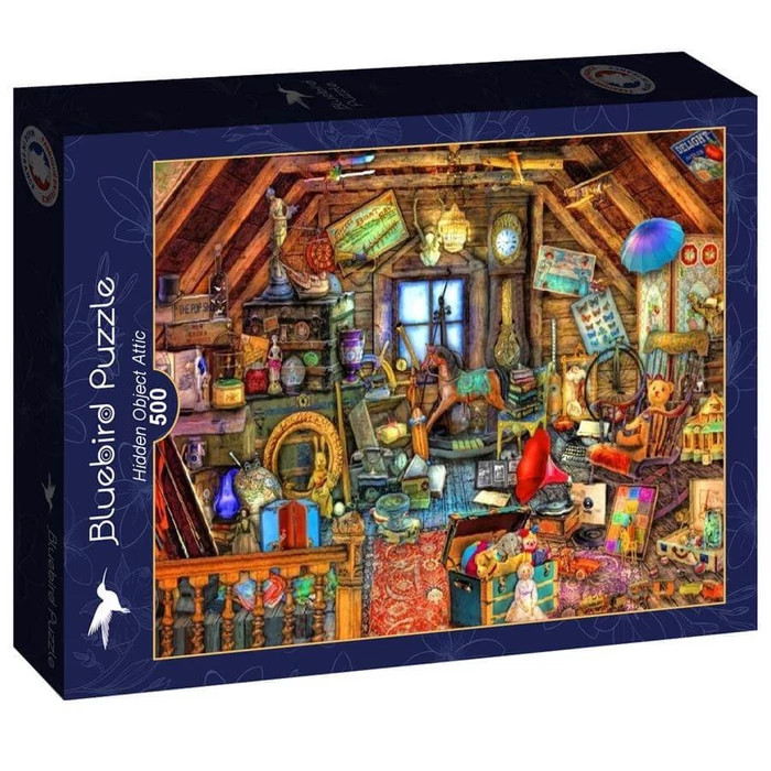 Bluebird 90711 - Hidden Object Attic - 500 db-os puzzle
