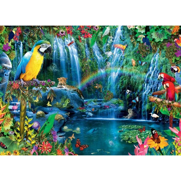 Bluebird 90854 - Parrot Tropics - 500 db-os puzzle