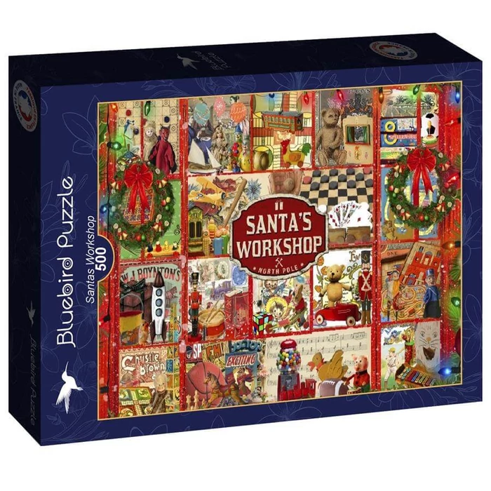 Bluebird 90811 - Santas Workshop - 500 db-os puzzle