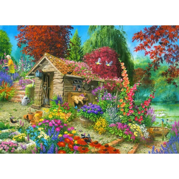 Bluebird 90694 - The Garden Shed - 500 db-os puzzle