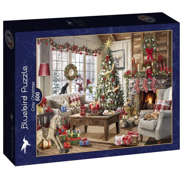 Bluebird 90963 - Cozy Christmas - 500 db-os puzzle