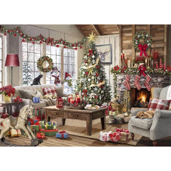 Bluebird 90963 - Cozy Christmas - 500 db-os puzzle