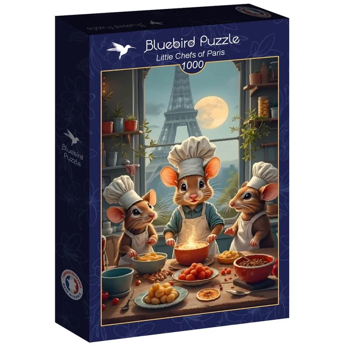 Bluebird 91008 - Little Chefs of Paris - 1000 db-os puzzle