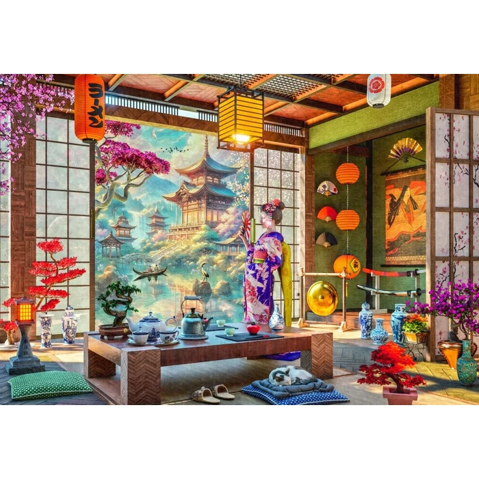 Bluebird 91018 - Japan Tea Room - 1000 db-os puzzle