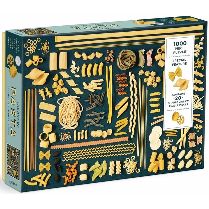 Galison 76953 - The Art of Pasta - 1000 db-os puzzle különleges formákkal
