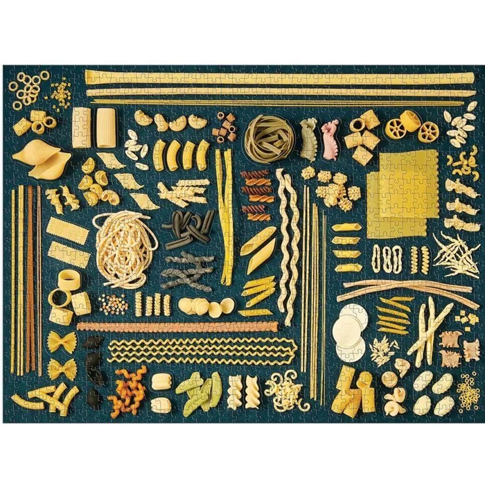 Galison 76953 - The Art of Pasta - 1000 db-os puzzle különleges formákkal